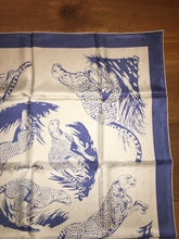 Load image into Gallery viewer, Hermes Silk Jaquard Scarf “Guepards” by Robert Dallet.