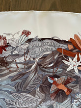 Load image into Gallery viewer, Hermes Silk Scarf «Au Coeur de la Vie» by Aline Honoré.