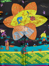 Load image into Gallery viewer, HERMES 100% SILK TWILL Scarf « Ballade de Heian » by Natsuno Hidaka.