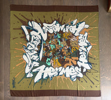 Load image into Gallery viewer, Hermes Cashmere and Silk Shawl “GRAFF” by Cyri Konga Phan 140