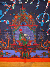 Load image into Gallery viewer, Rare Highly Collectible Hermes Cashmere and Silk GM Shawl “Lettres d’Erevan” by Karen Petrossian 140.