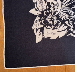 Hermes Cashmere and Silk GM Shawl « Jungle Love Tattoo » by Robert Dallet 140.