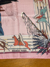 Load image into Gallery viewer, Hermes Cashmere and Silk Scarf “La Pani Shar Pawnee” by Kermit Oliver.