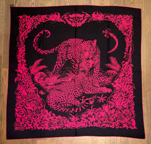 Load image into Gallery viewer, Hermes Cashmere and Silk GM Shawl « Jungle Love Tattoo » by Robert Dallet 140.