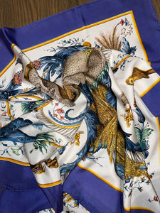 Hermes Silk Twill Scarf “Ceres” by Francoise Faconnet.