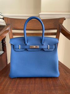 Hermes Birkin 30 with palladium hardware.