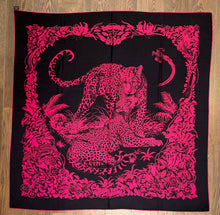 Load image into Gallery viewer, Hermes Cashmere and Silk GM Shawl « Jungle Love Tattoo » by Robert Dallet 140.