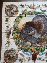 Load image into Gallery viewer, Hermes Cashmere/Silk Shawl “Fauna et Flora du Texas” by Kermit Oliver 140.