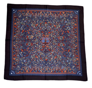 Cashmere/Silk HERMES shawl “Les Jardins D'Armenie” by Karen Petrossian 140.