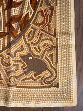 Load image into Gallery viewer, Hermes Silk Twill Scarf “Cave Felem” Christine Henry.