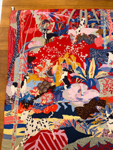 Load image into Gallery viewer, Hermes Cashmere and Silk GM Shawl «En Liberte !» by Carine Brancowitz 140.