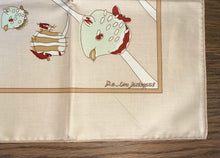 Load image into Gallery viewer, Hermes Cotton Scarf “Au Clair de la Mer” by Dominik Jarlegant.