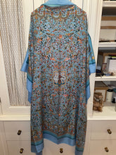 Load image into Gallery viewer, Cashmere/Silk HERMES shawl “Les Jardins D'Armenie” by Karen Petrossian 140.