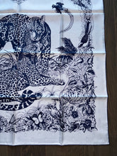 Load image into Gallery viewer, Hermes Silk Twill Jacquard Scarf “Tatouage Jungle Love” by Robert Dallet.