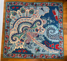 Load image into Gallery viewer, Hermes Cashmere/Silk Shawl “Paisley from Paisley” 140
