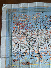 Load image into Gallery viewer, Hermes Cashmere/Silk Shawl “Libres Comme l'Air” by Annie Faivre