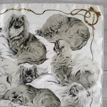 Load image into Gallery viewer, Hermes Silk Twill Scarf «Pékinois» by Xavier de Poret