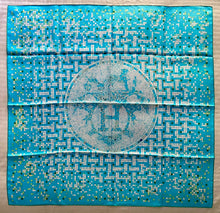 Load image into Gallery viewer, Hermes Silk Twill Scarf “Mosaïque au 24” by Benoît-Pierre Emery.