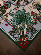 Load image into Gallery viewer, Hermes Cashmere/Silk Shawl “Kachinas” by Kermit Oliver 140