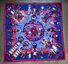 Load image into Gallery viewer, Hermes Cashmere/Silk Shawl “Kachinas” by Kermit Oliver 140