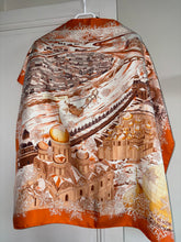 Load image into Gallery viewer, Hermes Silk Scarf “De Passage à Moscou” by  Nathalie Vialars.