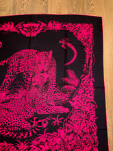 Load image into Gallery viewer, Hermes Cashmere and Silk GM Shawl « Jungle Love Tattoo » by Robert Dallet 140.