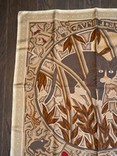 Load image into Gallery viewer, Hermes Silk Twill Scarf “Cave Felem” Christine Henry.