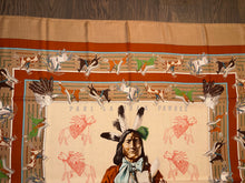 Load image into Gallery viewer, Hermes Cashmere and Silk Scarf “La Pani Shar Pawnee” by Kermit Oliver 140.