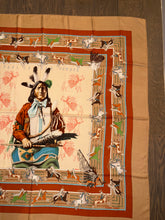 Load image into Gallery viewer, Hermes Cashmere and Silk Scarf “La Pani Shar Pawnee” by Kermit Oliver 140.