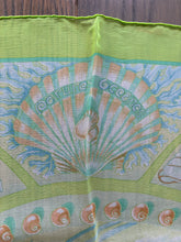 Load image into Gallery viewer, Hermes Silk Mousseline Scarf “Parures Oceanus” by Laurence Bourthoumieux.