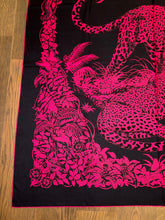 Load image into Gallery viewer, Hermes Cashmere and Silk GM Shawl « Jungle Love Tattoo » by Robert Dallet 140.