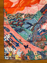 Load image into Gallery viewer, Hermes Silk Twill Scarf “Into the Canadian Wild » by Alice Shirley.