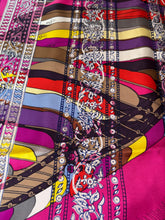 Load image into Gallery viewer, Hermes precious embroidered Silk Shawl “Pegase d’Hermes Au Bloc” 140