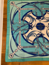 Load image into Gallery viewer, Hermes Cashmere/Silk Shawl “La Promenade du Matin” by Henri d'Origny 140