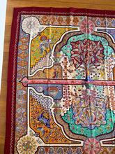 Load image into Gallery viewer, Hermes Cashmere/Silk Shawl “Aux Portes Du Palais” by Christine Henry 140