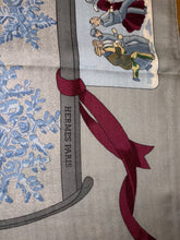 Load image into Gallery viewer, Hermes Cashmere and Silk GM Shawl “Neige d’Antan” by Cathy Latham 140