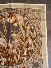 Load image into Gallery viewer, Hermes Silk Twill Scarf “Cave Felem” Christine Henry.