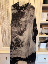 Load image into Gallery viewer, HERMES Cashmere/Silk Shawl “Clair de Lune” by Dimitri Rybaltchenko 140.