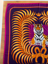 Load image into Gallery viewer, Hermes Cashmere/Silk GM Shawl “Tigre Royal” 140.