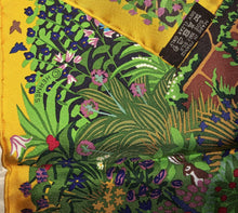 Load image into Gallery viewer, Hermes Silk Twill Scarf “Dans Un Jardin Anglais” by Alice Shirley