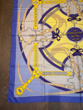 Load image into Gallery viewer, Hermes Cashmere/Silk Shawl “La Promenade du Matin” by Henri d'Origny 140