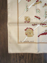 Load image into Gallery viewer, Hermes Cotton Scarf “Au Clair de la Mer” by Dominik Jarlegant.