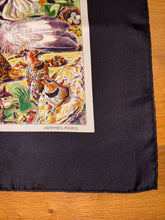 Load image into Gallery viewer, Limited edition Hermes Silk Twill Scarf “Madison Avenue” by Kermit Oliver.