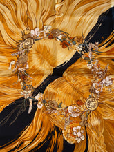 Load image into Gallery viewer, Hermes Silk Twill Scarf “Eva” by Philippe  Dumas.