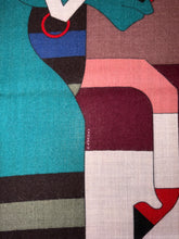 Load image into Gallery viewer, Hermes Cashmere/Silk Shawl “Rocabar” by Henri d&#39;Origny 140