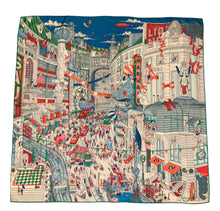 Load image into Gallery viewer, Hermes Silk Scarf “Le Grand Prix Du Faubourg” by Ugo Gattoni.