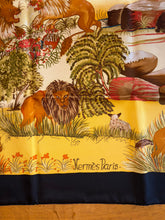 Load image into Gallery viewer, Hermes Silk Scarf Nuba Mountain by Ibrahim Alami Kwumi Sefedin