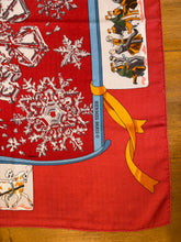 Load image into Gallery viewer, Hermes Cashmere and Silk GM Shawl “Neige d’Antan” by Cathy Latham 140