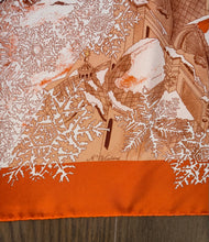 Load image into Gallery viewer, Hermes Silk Scarf “De Passage à Moscou” by  Nathalie Vialars.