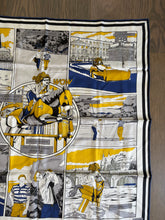 Load image into Gallery viewer, Hermes Silk Twill Double Sided Scarf WOW by Ugo Bienvenu